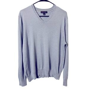 Banana Republic Silk Cashmere Luxury Blend Mens Sweater Sz L